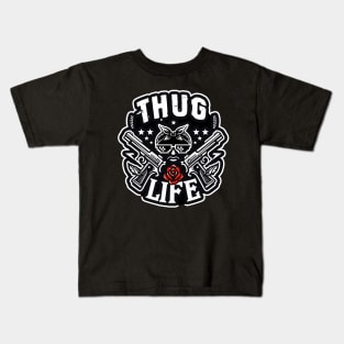 Thug Life Urban Aesthetics Artwork Kids T-Shirt